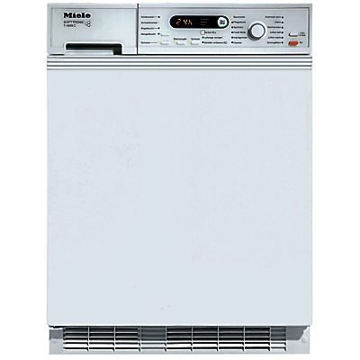 Miele T4819Ci Semi Integrated Condenser Tumble Dryer, 6kg Load, B Energy Rating, White Miele T4819Ci Semi Integrated Condenser Tumble Dryer, 6kg Load, B Energy Rating, White